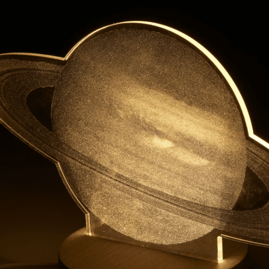 Chatani 茶谷 Fun Science 土星霓虹燈 6