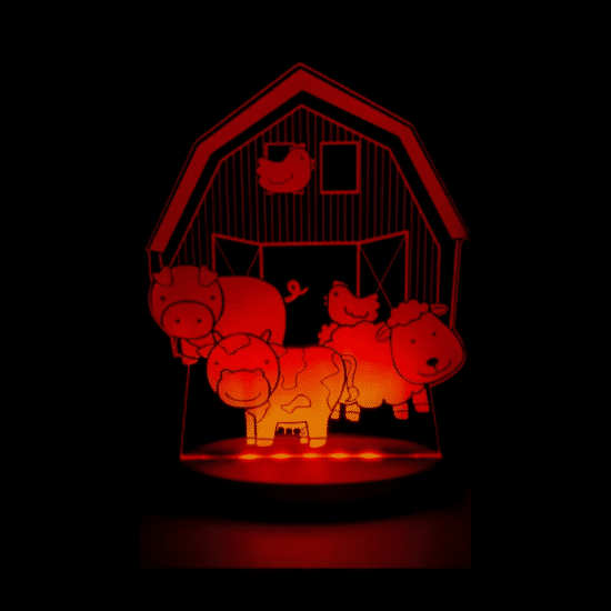 Duski Night Light Farm Yard 3