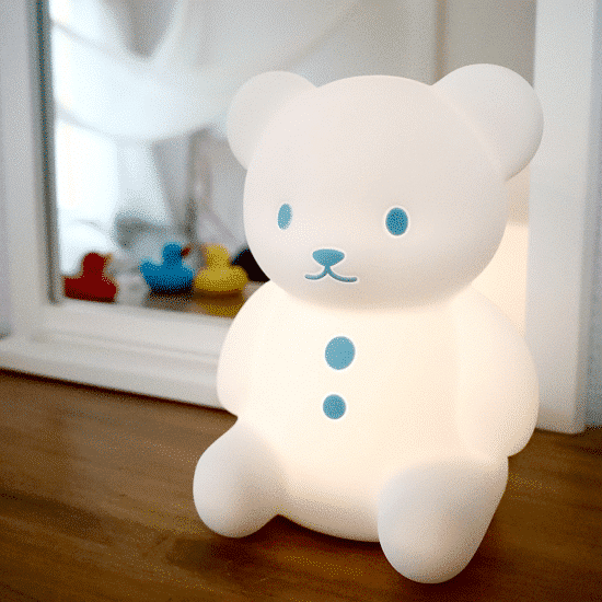 Hashy Top-In Bear Night Light - Blue