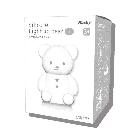 Hashy Top In Bear Night Light Mini Grey 2