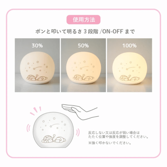 TS FACTORY 星之卡比矽膠枱燈 3