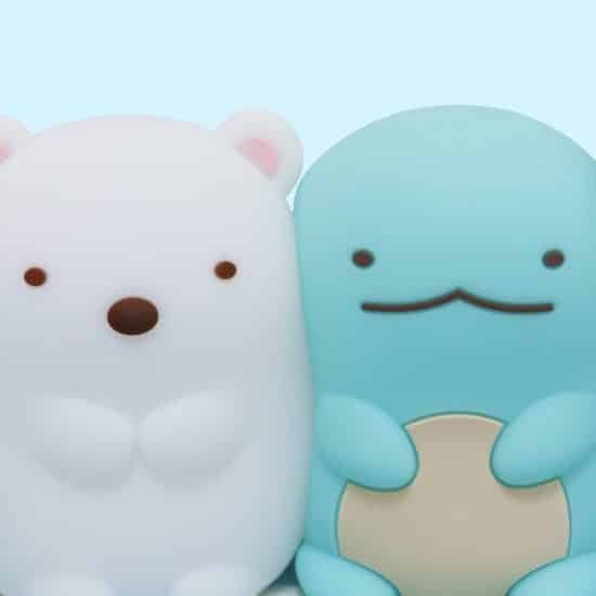 像毛絨動物般柔軟 Hashy Top In 角落生物 Night Light – 白熊 2