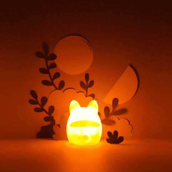 小號 超蓬鬆柯基便攜式 LED 燈 2
