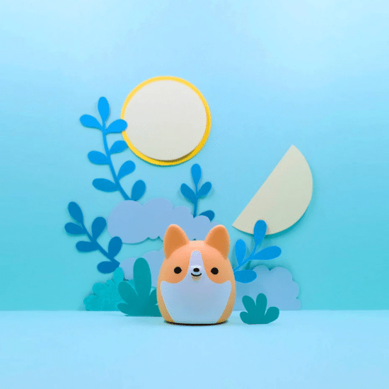 Small Size – Super Fluffy Corgi Portable LED Light