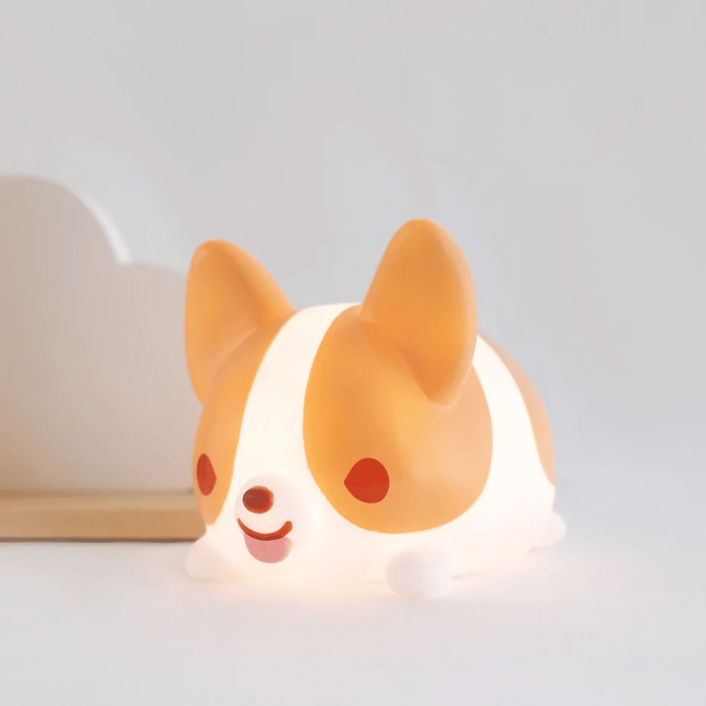 超蓬鬆柯基便攜式 LED 燈 1